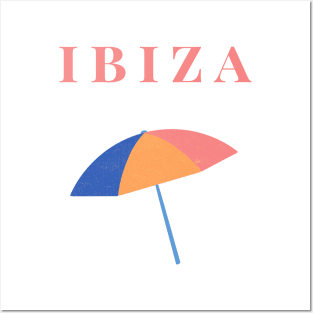 Ibiza Sunbrella Summer Holiday Beach Posters and Art